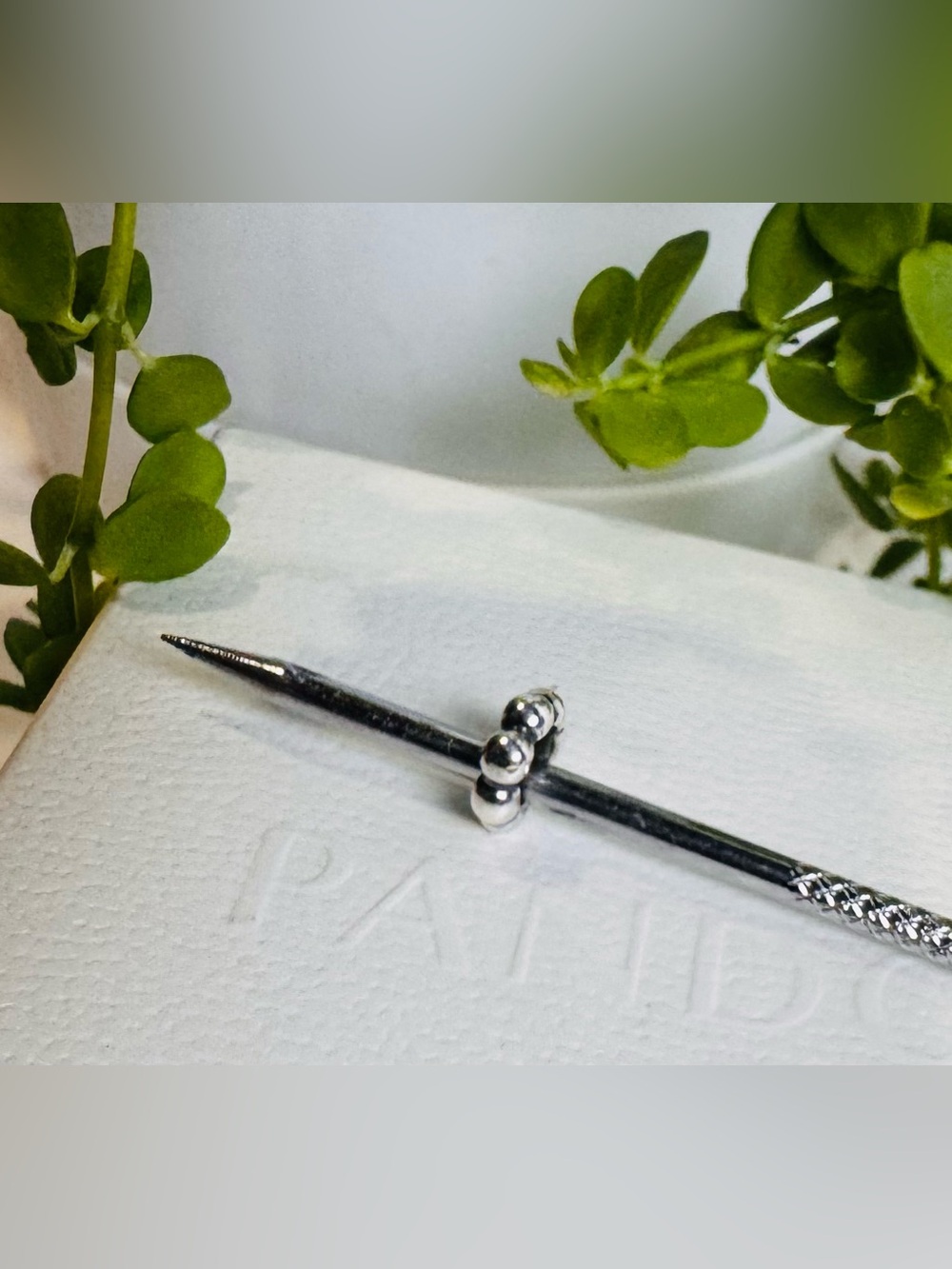 Authentic Pandora Retired Mini Bubble 925 Ale Sterling Silver Spacer
